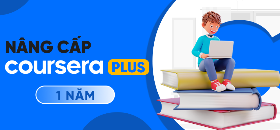 Nâng cấp Coursera Plus (1 năm) 